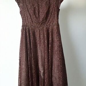 Elegant Brown Dress
